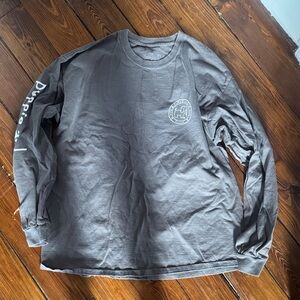 Gray Long Sleeve Sunflower Puppy Love Shirt